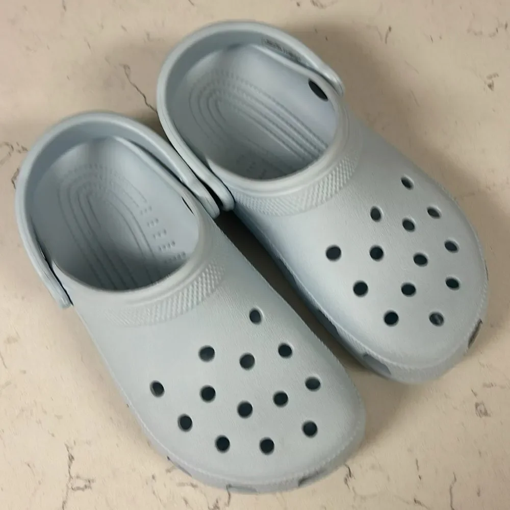 Crocs Classic Clog Light Blue Rubber Shoes Unisex Adult M5 / W7 - Picture 14 of 15